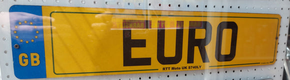 Car Registration Plate - Standard