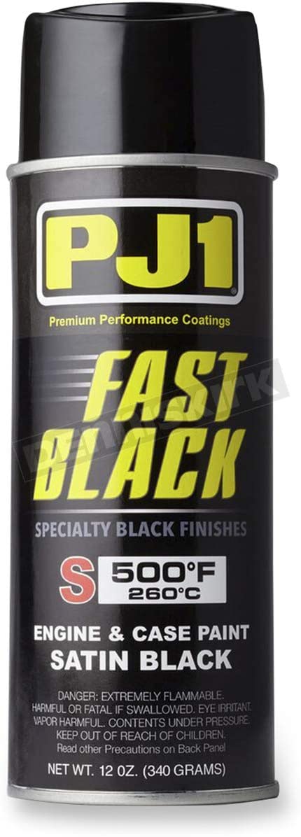 PJ1 Fast Black High Temperature - Black Satin Paint