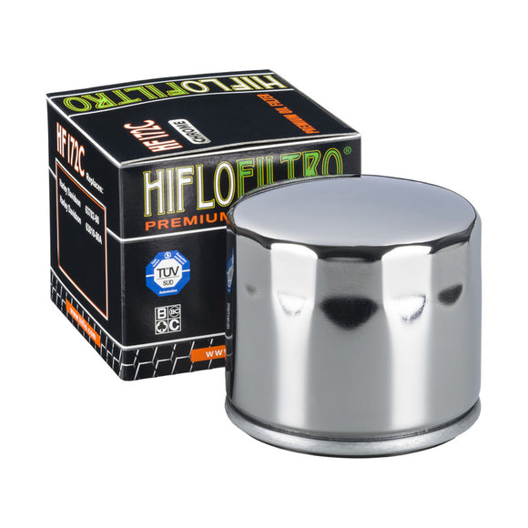 HIFLO FILTRO Oil Filter HF172C Chrome