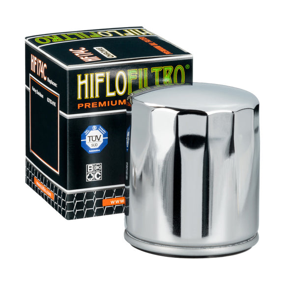 HIFLO FILTRO Oil Filter HF174C Chrome