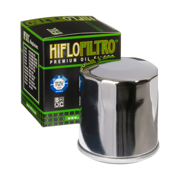 HIFLO FILTRO Oil Filter HF303C Chrome
