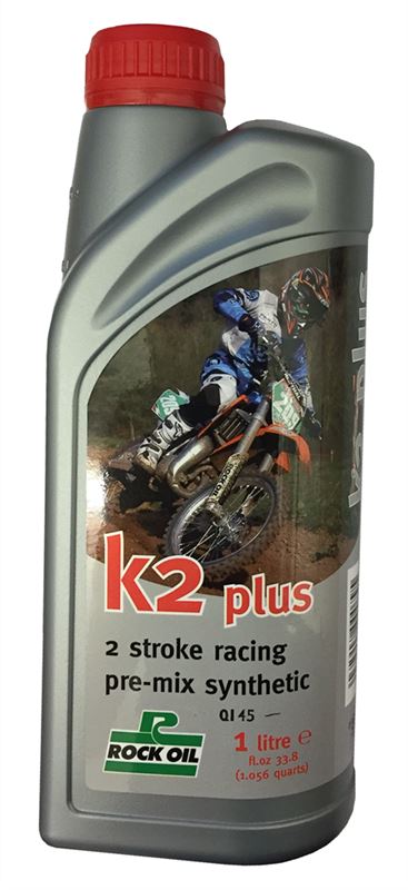 ROCK OIL K2 Plus 2 Stroke Racing Pre Mix Synthetic Oil 1L