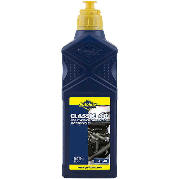 PUTOLINE Classic Oil For Classic & Vintage Motorcycles SAE 30 40 50 1L