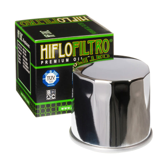 HIFLO FILTRO Oil Filter HF138C Chrome