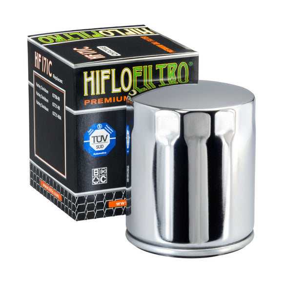 HIFLO FILTRO Oil Filter HF171C Chrome