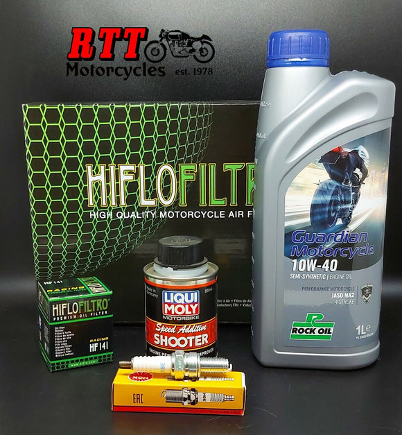YAMAHA YFZ R 125 Service Kit 08 To 18 - Rock Oil, Air & Oil Filter, Spark Plug