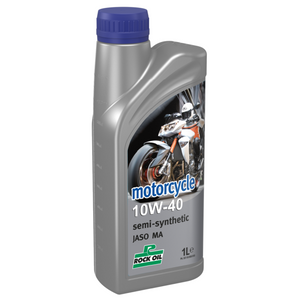 ROCK OIL Motorcycle 10W - 40 Semi Synthetic Oil JASO MA